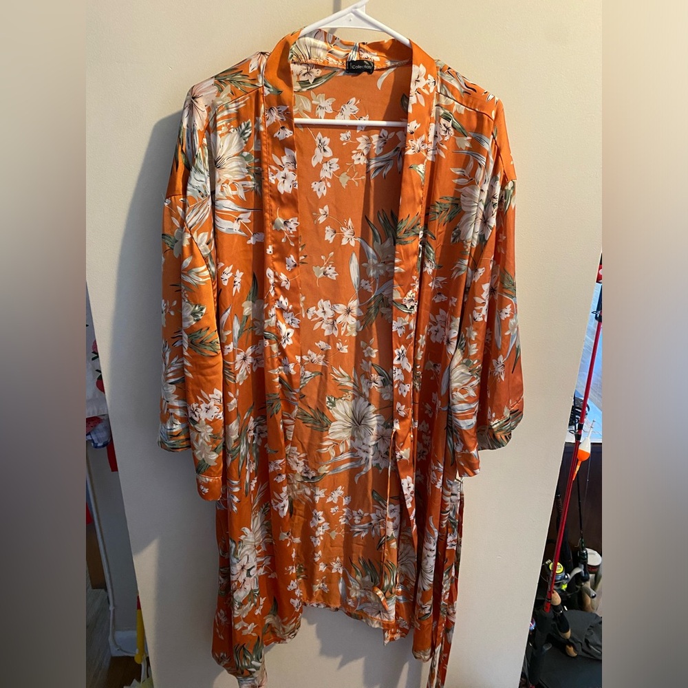 Floral Night Gown and Robe